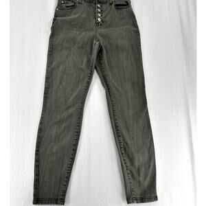Altar'd State Women Straight Leg 5-Button Stretch Fit 5-Pocket Denim Jeans 29/9
